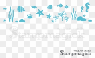 Fish Border Line Clipart