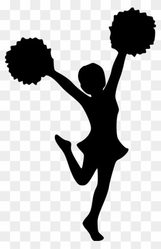 Clip Free Library Cheerleading Clipart Black And White - Cheer Pom Poms Images Png Transparent Png