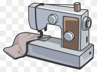 Singer Sewing Machines Clipart - Cartoon Sewing Machine Png Transparent Png