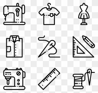 19 Sewing Vector Icon Huge Freebie Download For Powerpoint - Hand Drawn Icon Png Clipart