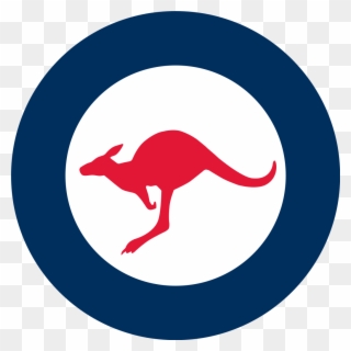 Kangaroo Clipart Person Australia - Royal Australian Air Force Logo - Png Download