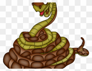 Rattlesnake Clipart Zoo Animal - Kaa Jungle Book Characters - Png Download