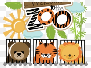 Place Clipart Zoo - Day At The Zoo Coloring Book: - Png Download
