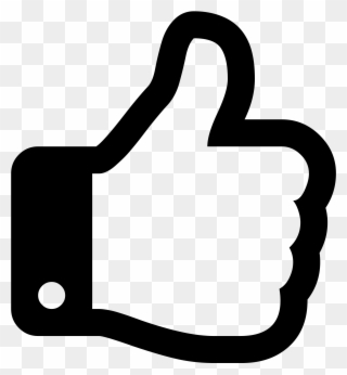 Thumbs Up - Thumbs Up Icon Font Awesome Clipart