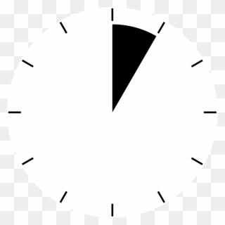 Period Clip Art Download - Clock 1 Hour Clipart - Png Download