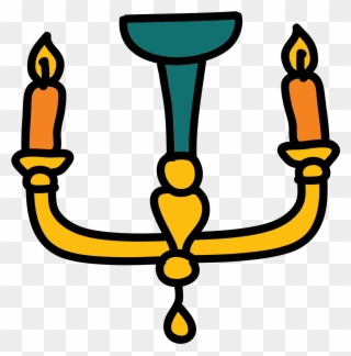 Chandelier Icon - Candle Clipart