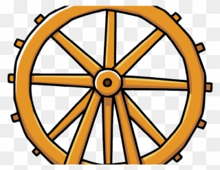 Wheel Rim Clipart Water Wheel - Moment Of Inertia Wheel Formula - Png Download