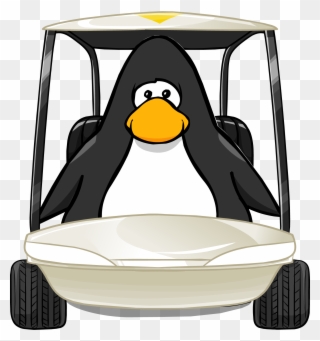 Golf Cart From Player Card - Golf Cart Club Penguin Clipart