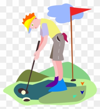 Golfing Clipart Golf Team - Illustration - Png Download