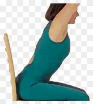 Yoga Clipart Chair Yoga - Chair Yoga Poses - Png Download