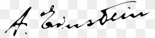 Go To Image - Albert Einstein Signature Clipart