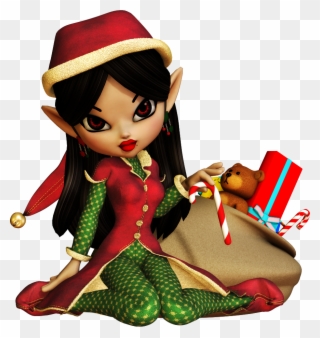 Christmas Cartoons, Christmas Clipart, Christmas Greeting - Png Christmas Female Transparent Png