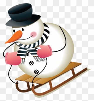 Snowman * - Bonhomme De Neige De Noel Png Clipart