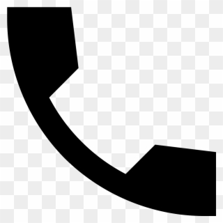 The Icon Shows A Telephone Receiver That Would Seen - Phone Icon Material Design Png Clipart