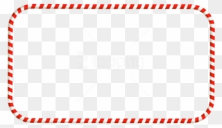 Christmas Candy Cane Frame Png Clipart
