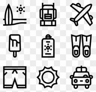 Summer Holidays - Free Downloadable Plumbing Icons Clipart