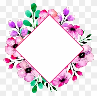 Free Png Floral Frame - National Nursing Home Week Clipart