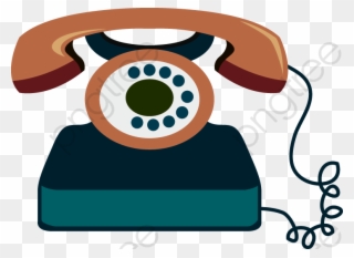 Telephone Clipart Cartoon - Telefono Cartoon - Png Download