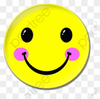 Round, Yellow Smiley Face, Face Clipart, Black, Yellow - Happy Face Png Clipart Transparent Png