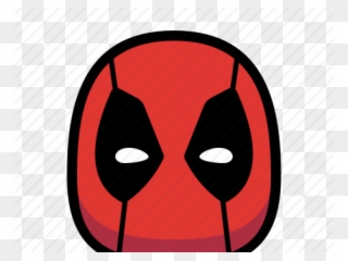 Deadpool Clipart Face - Super Heroes Icon Png Transparent Png