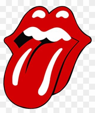 #vinyl #rollingstone #red #aesthetic #freetoedit - Rolling Stones Logo Clipart