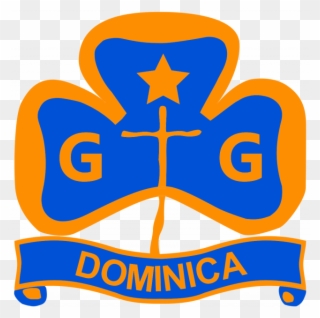 Dominica Flag Png - Guyana Girl Guides Clipart