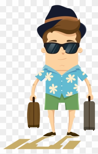 Summer People Travel Up To Vector Vecteur - Up People Vector Png Clipart