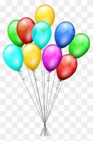 Birthday Baloons Png - Birthday Balloon Clipart Transparent Background