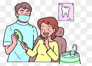 Dentist With Oral - 歯科 Clipart