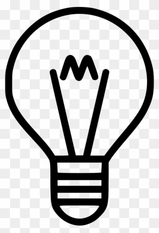 Lamp Bulb Comments - Symbol For Hints Clipart