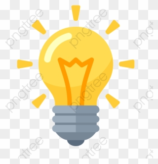 Light Bulb Png Vector - Transparent Background Light Bulb Png Clipart