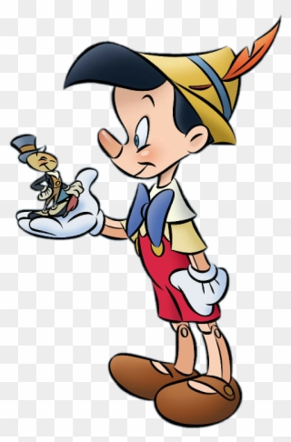 Pinocchio And Jiminy Cricket Fanart Clipart