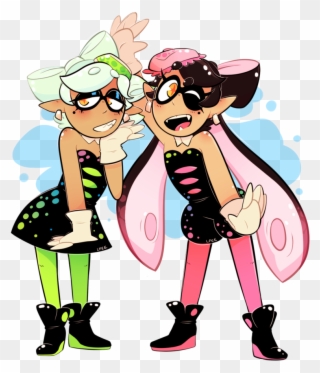 Squid Sisters By Pxlbr - Splatoon Clipart