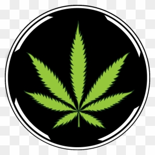 Marijuana Leaf Icon Png - White Cannabis Leaf Clipart