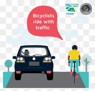 As Things Go, Cycling Is Social, “bicyclists May Lawfully - Hatchback Clipart