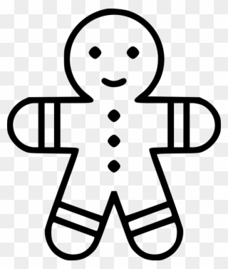 Gingerbread Man Transparent Png Images - Gingerbread Man Svg Free Clipart