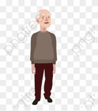 Hand Painted Grandfather - Old People Icon Clipart