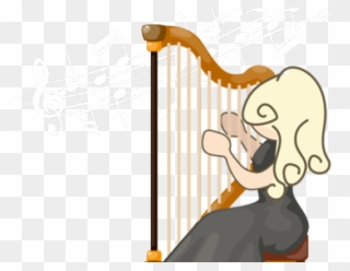 Harp Clipart Arpa - Cartoon - Png Download