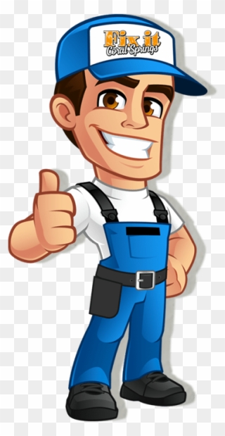 Fix It Coral Springs - Electrician Cartoon Clipart