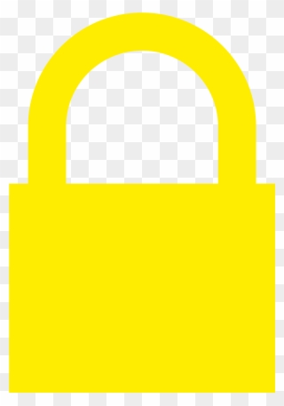 File Yellow Padlock - Down Steal This Album Clipart