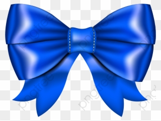 Pretty Blue Bow Tie - Blue Bow Clipart Png Transparent Png