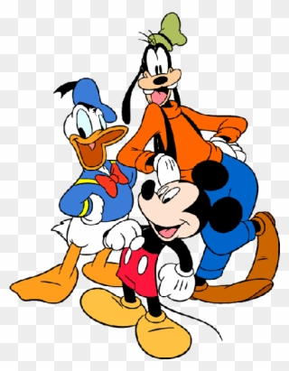 Disney Timeline- - Mickey Mouse Goofy Donald Clipart