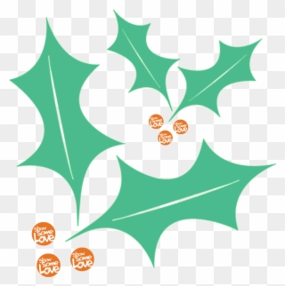 Tree Ssl Gingerbread Happy Holidays Ssl Holly - Christmas Holly Background Clipart