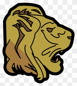 Animated Lion Face Clipart