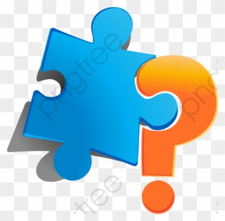Puzzle Pieces Clipart Orange - Puzzle Piece With Question Mark - Png Download
