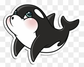 Killer Whale Clipart Arctic Animal - Cartoon Killer Whale Cute - Png Download