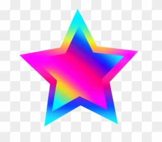 #freetoedit #stars #star #rainbow #png #colors #green - Rainbow Colorful Stars Png Clipart