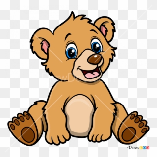 Animal Baby - Draw A Baby Bear Clipart