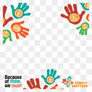 #becauseofthemwemust Go To Our Family Matters Facebook - We Believe In Family Clipart