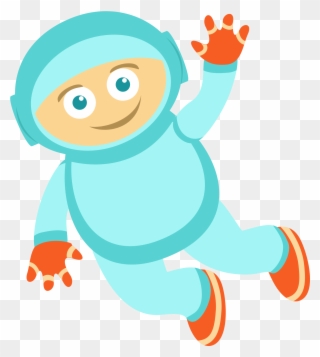 Cartoon Astronaut Png - Out Of Space Clipart Transparent Png
